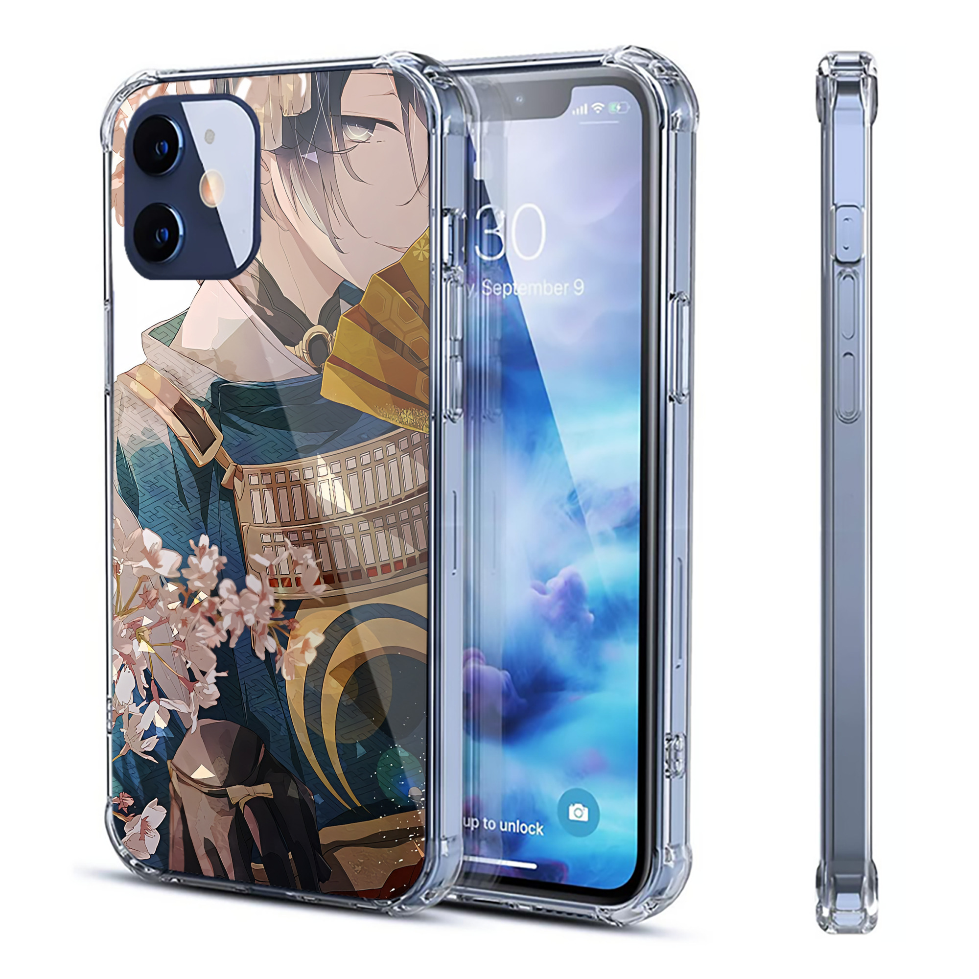 （画像用） 刀剣乱舞 Touken Ranbu 【iPhone 12シリーズ対応】透明スマホケース（クリアソフトケース）